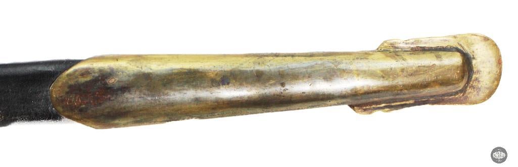 U.S. Militia Staff Officers Parade Sword W/ Bone Grips & Scabbard - 11