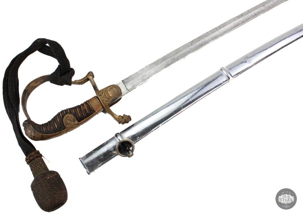German / Prussian Military Sabre W/ Scabbard & Sword Knot: German / Prussian Military Sabre W/ Scabbard & Sword Knot THIS ITEM IS AS PICTURED WITH NO FURTHER ATTACHMENTS. ALL SALES ARE FINAL. PLEASE REFER
