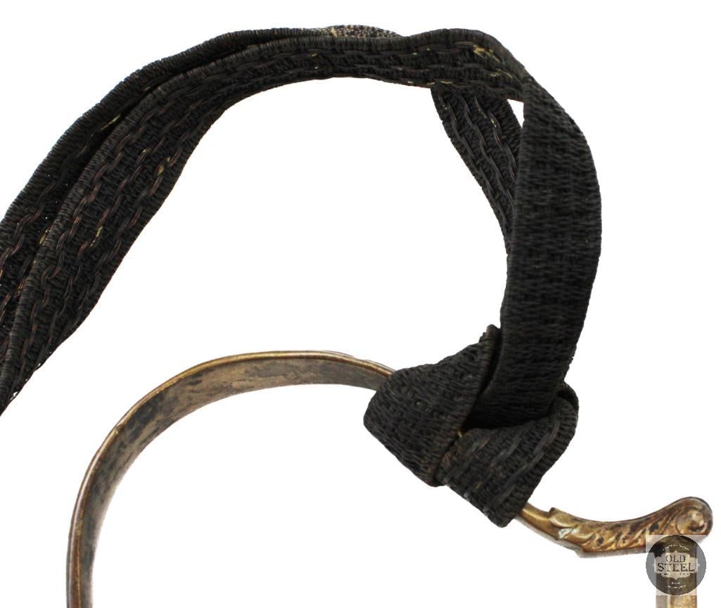 German / Prussian Military Sabre W/ Scabbard & Sword Knot - 3