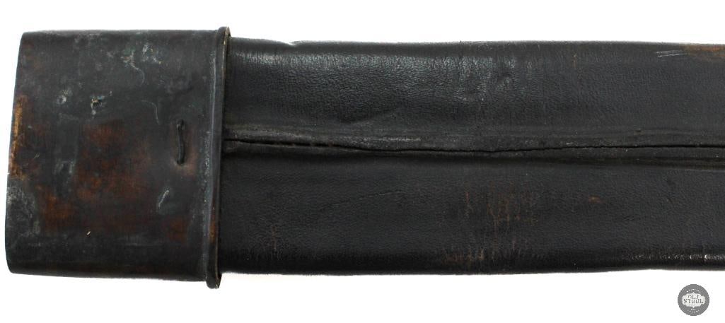 U.S. Navy 1842 Naval Cutlass Brass Grip W/ Scabbard - 12