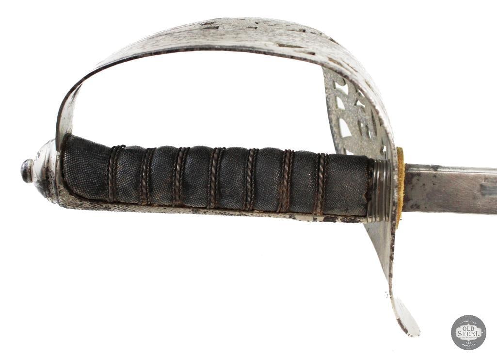 British Made 1895 Pattern Army Officers Sword W/ Scabbard - 7