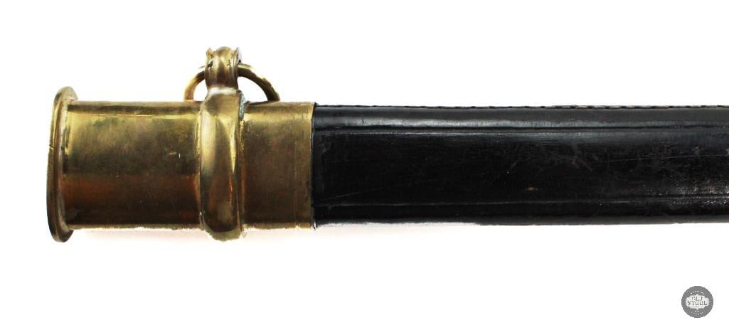 M1850 Civil War Officer's Sword W/ Scabbard - New Made - 11