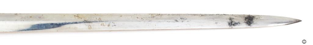 Unknown Made Rapier Style Sword MFG C. 1500-1600 W/ Scabbard - 5