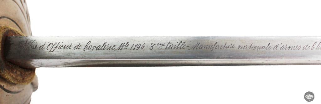 French Cavalry Sabre Model of 1896 - 33.5 - 11