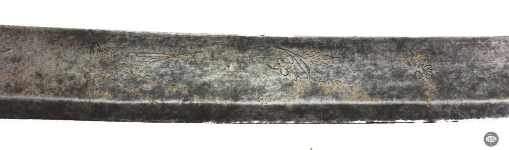 Rare Antique Prussian Hussar's Cavalry Sword W/ Scabbard - 33 Inch Blade - 3