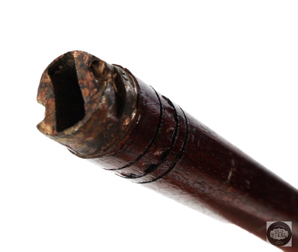 Handmade Cane Sword With Brass Fittings - 25 Inch Blade - 11