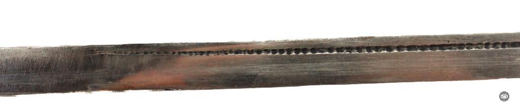 Handmade Cane Sword With Brass Fittings - 25 Inch Blade - 3