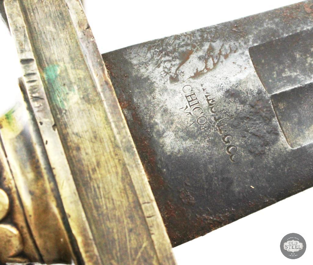 U.S. Civil War Confederate Artillery Short Sword Gladius - 19 Inch Blade - 3