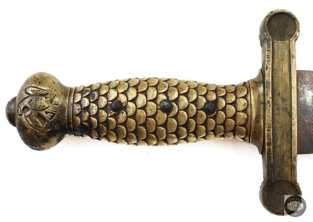 U.S. Civil War Confederate Artillery Short Sword Gladius - 19 Inch Blade - 5