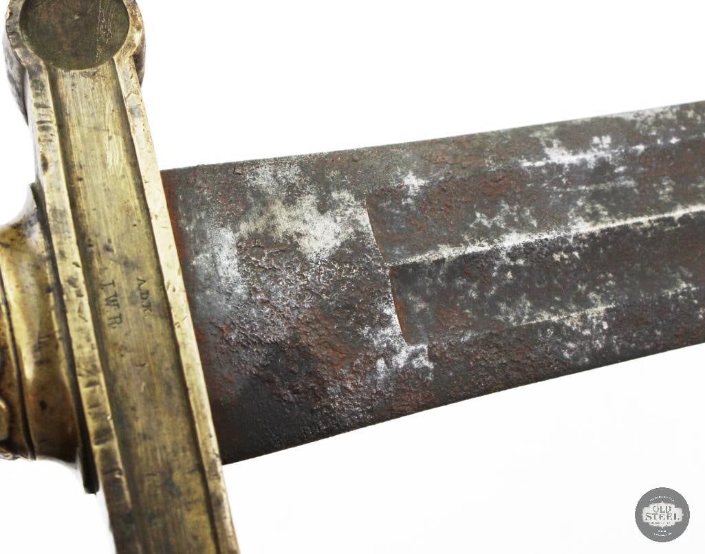 U.S. Civil War Confederate Artillery Short Sword Gladius - 19 Inch Blade - 6