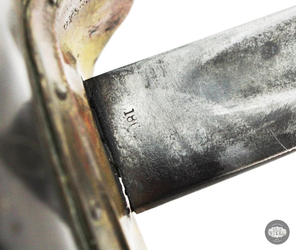 M1861 Navy Pattern Army Cutlass - 25.5 Inch Blade - 7