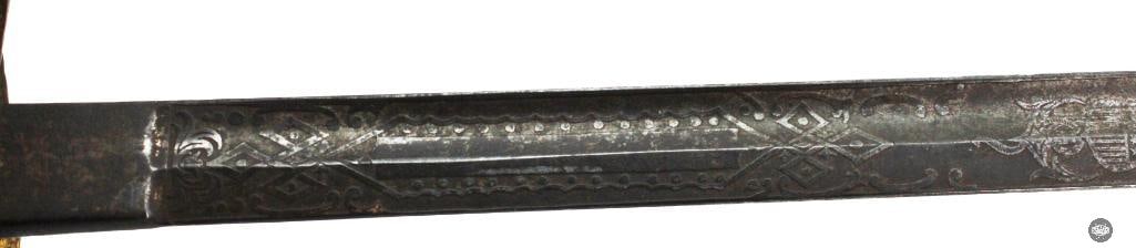 Civil War Era U.S. Navy 1852 Officer Sword - Made by Baron - 3