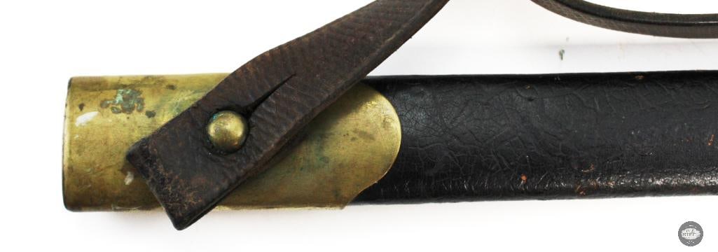 U.S. Navy 1871 Short Sword Gladius W/ Scabbard & Belt - 20 Inch Blade - 10