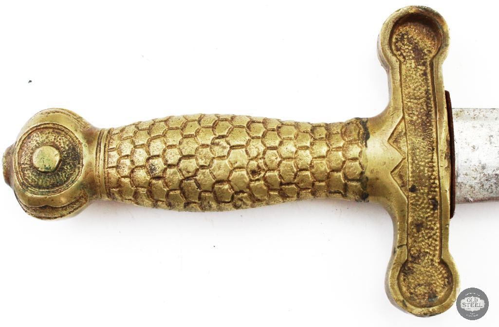 U.S. Navy 1871 Short Sword Gladius W/ Scabbard & Belt - 20 Inch Blade - 2