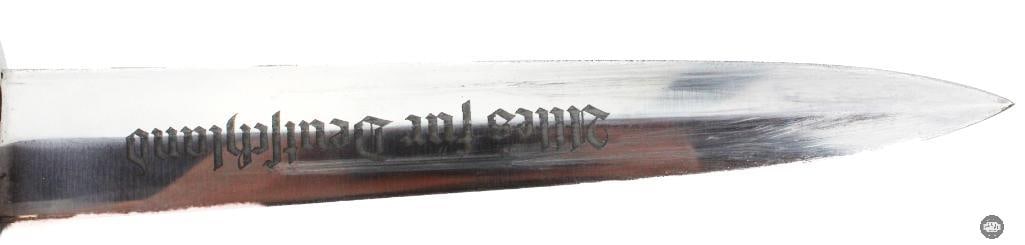 WW2 German SA Dress Dagger RMZ M7/42 W/ Sheath - 3