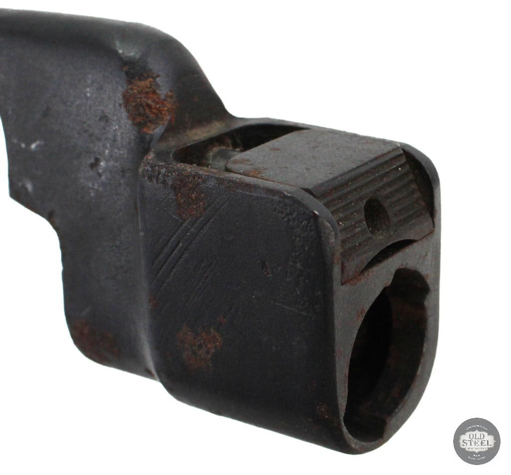 British Made No4 Mk1 "Pig Sticker" Style Spike Bayonet W/ Scabbard - 2