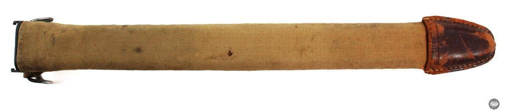 16 Inch M1903 Bayonet W/ Canvas & Leather Scabbard - 10