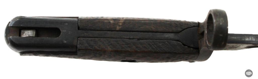 16 Inch M1903 Bayonet W/ Canvas & Leather Scabbard - 8