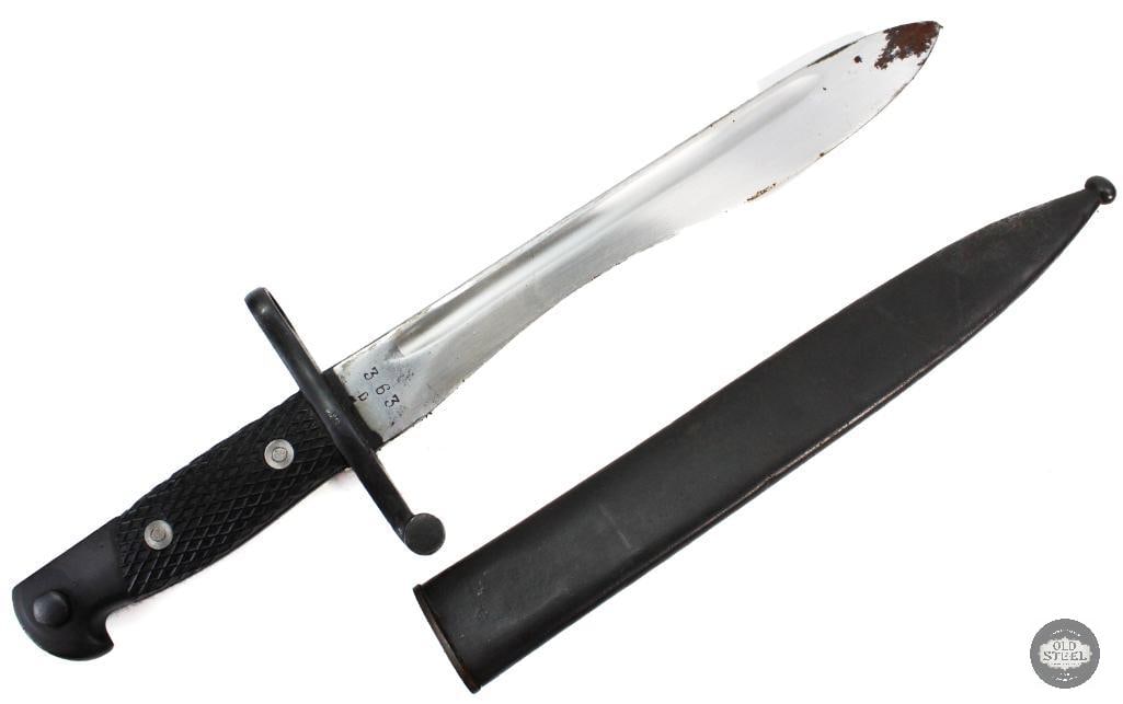 Spanish M1941 Bolo Bayonet W/ Scabbard Made in Toledo (1 of 7)
