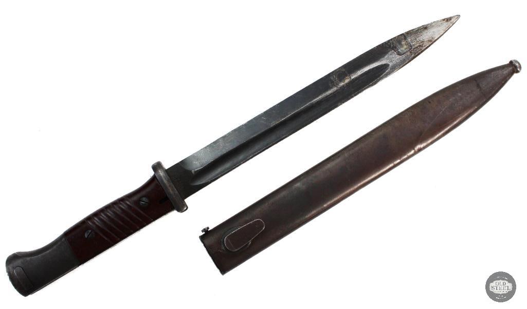 WW2 German K98K 43ffc Marked Bayonet W/ 43ffc Scabbard (1 of 10)