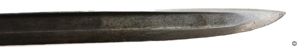 Austrian M1873 Werdl Rifle NCO's Saber Bayonet W/ Scabbard & Frog - 4