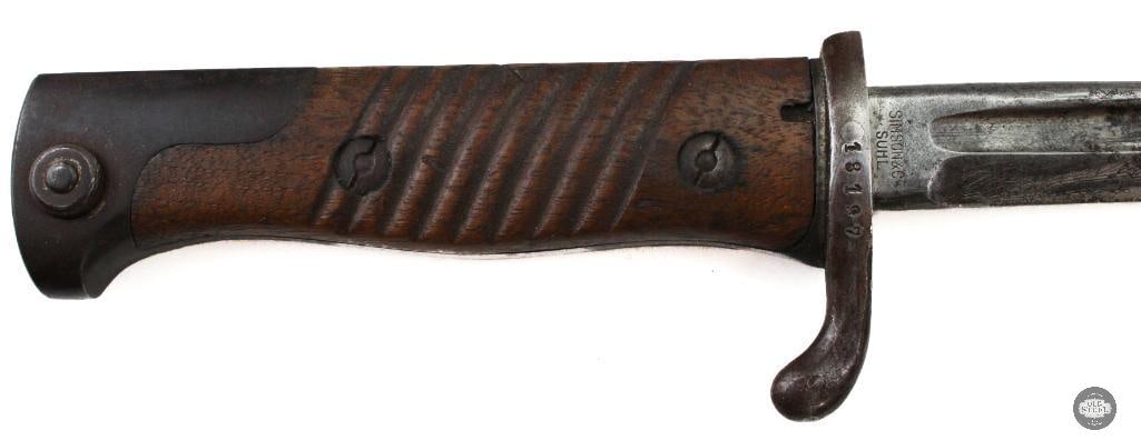 German Simson & Co. Model 1898 Quilback Bayonet W/ Scabbard - 2
