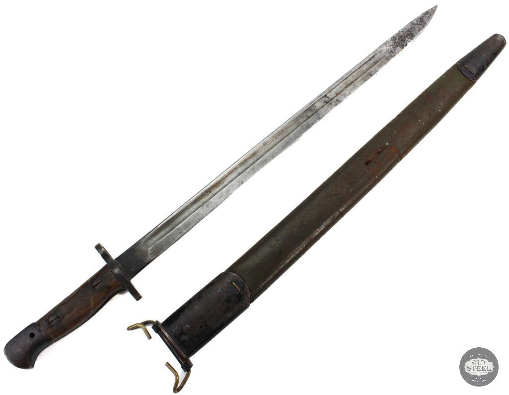 British Wilkinson Sword Co. Model of 1907 Bayonet W/ Scabbard No1 Mk3 Lee Enfield (1 of 13)