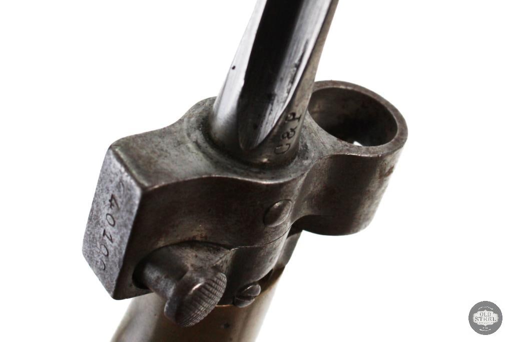 WW1 French Lebel Spike Bayonet & Scabbard - 5