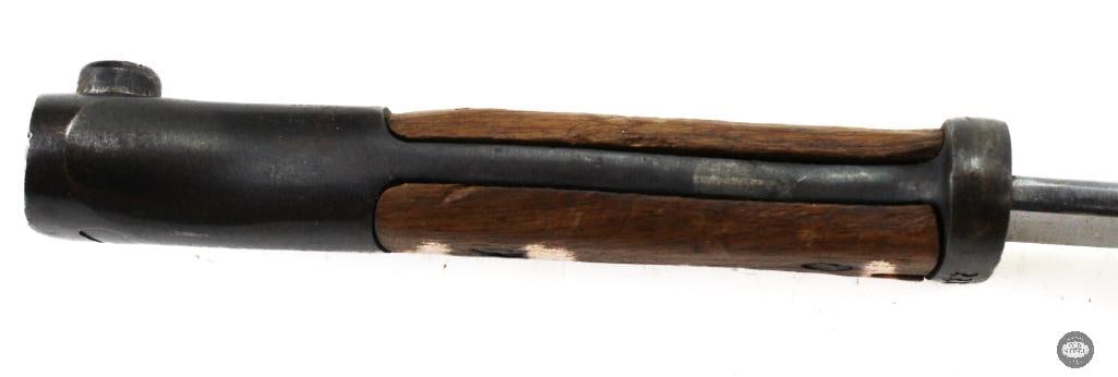 WW2 Era German Unit Marked K98K Bayonet W/ Scabbard - 10 Inch Blade - 20