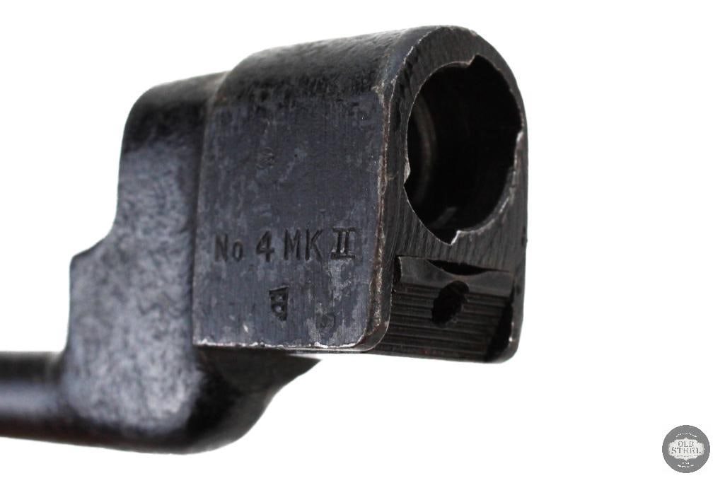 British Lee Enfield No4 Mk1 "Pig Sticker" Spike Bayonet W/ Scabbard - 9