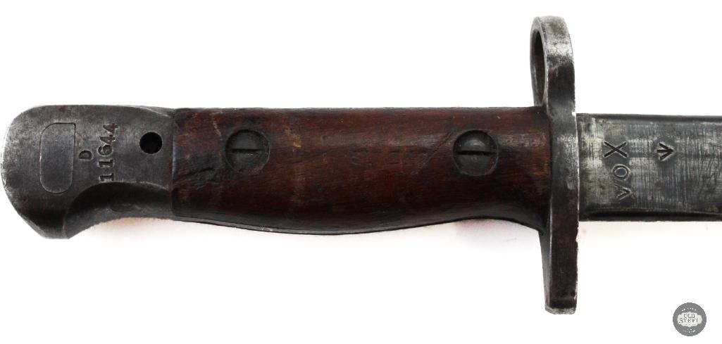 British No1 Mk3 1907 Pattern Bayonet W/ Scabbard MFG 1943 - 17