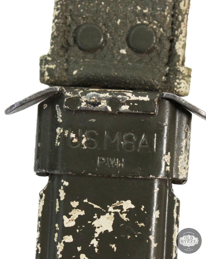 U.S. M7 Bayonet PWH Marked Scabbard BOC - 9