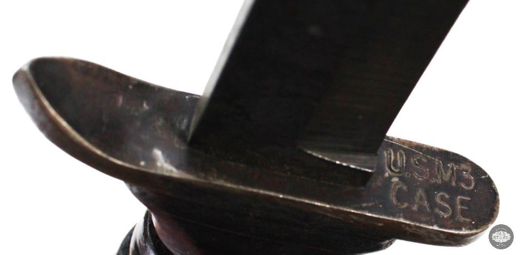 Case Made U.S. M3 Fighting Knife W/ Leather Sheath - 6