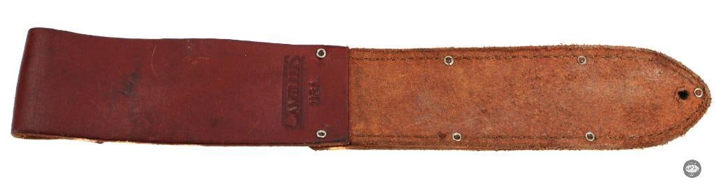Case Made U.S. M3 Fighting Knife W/ Leather Sheath - 9