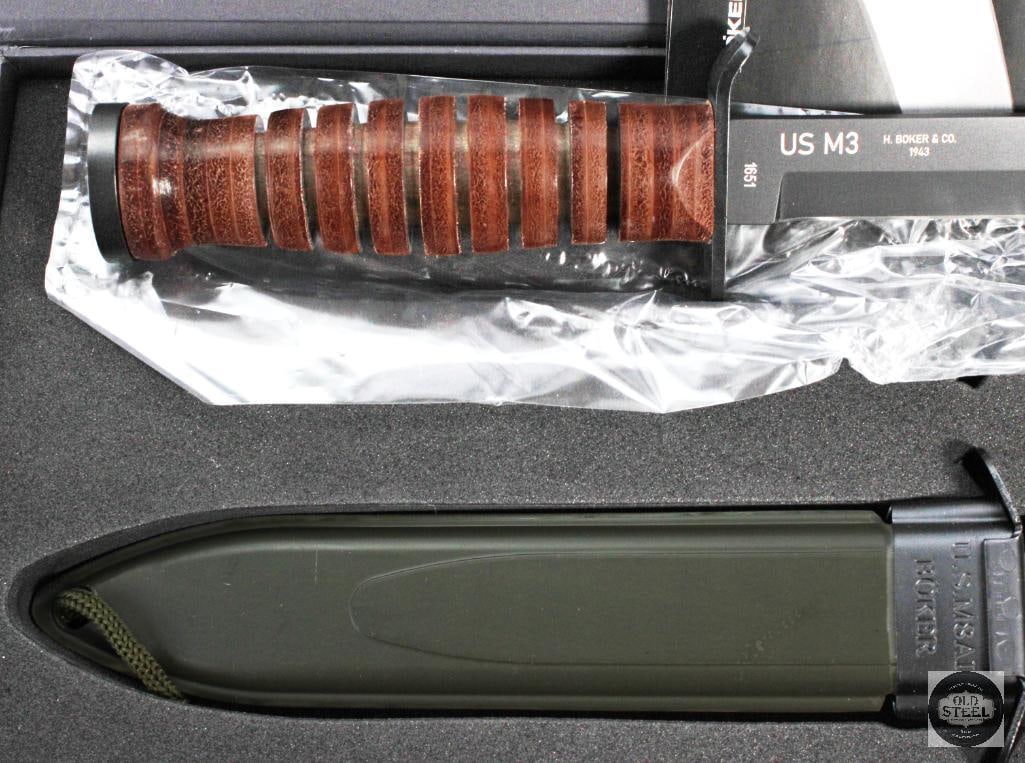 Boker Plus M3 Fighting Knife W/ Scabbard - 2