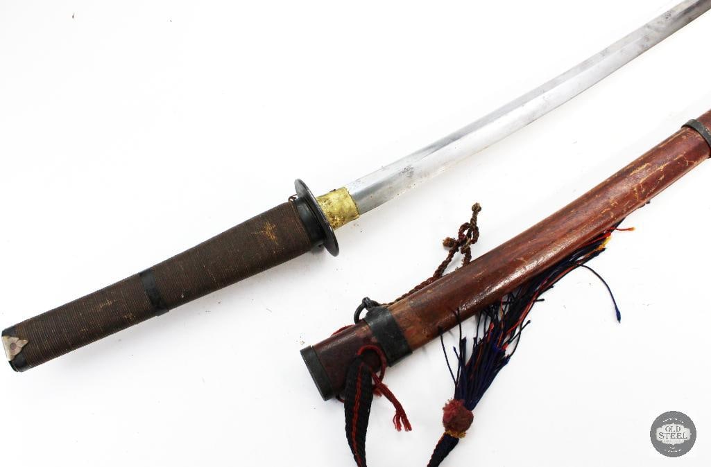 Original Japanese Katana With Scabbard - 24 Inch Blade - 12