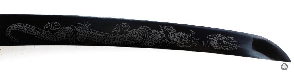 Japanese Style Short Sword With Scabbard - 12 Inch Blade - 14