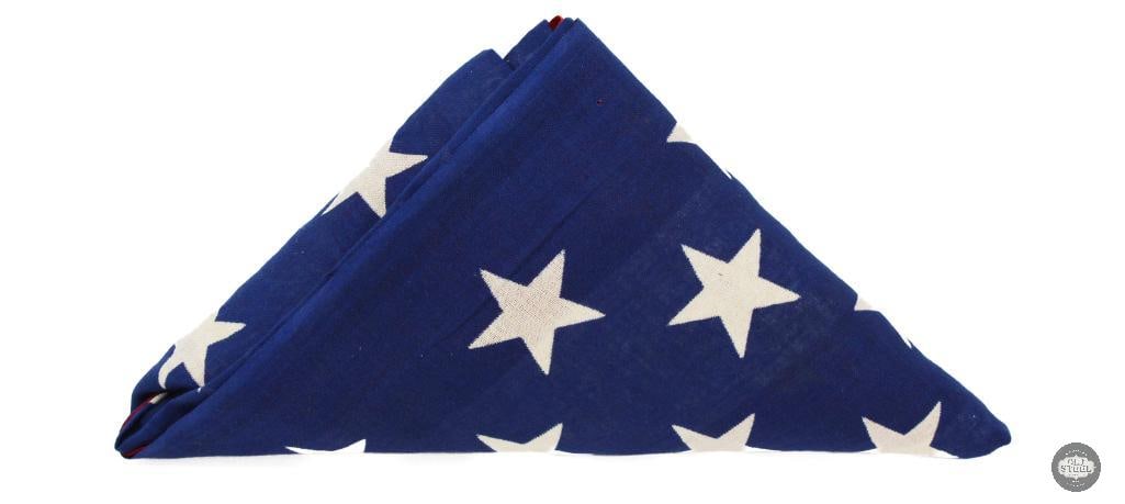 Original 48 Star American Flag - Folded - 2