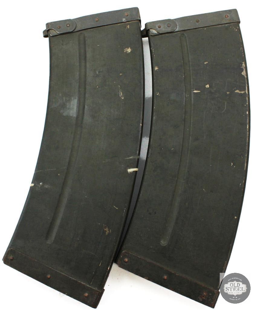 Two Madsen Machine Gun Magazines 30rds 8mm Mauser / 30-06 - 2