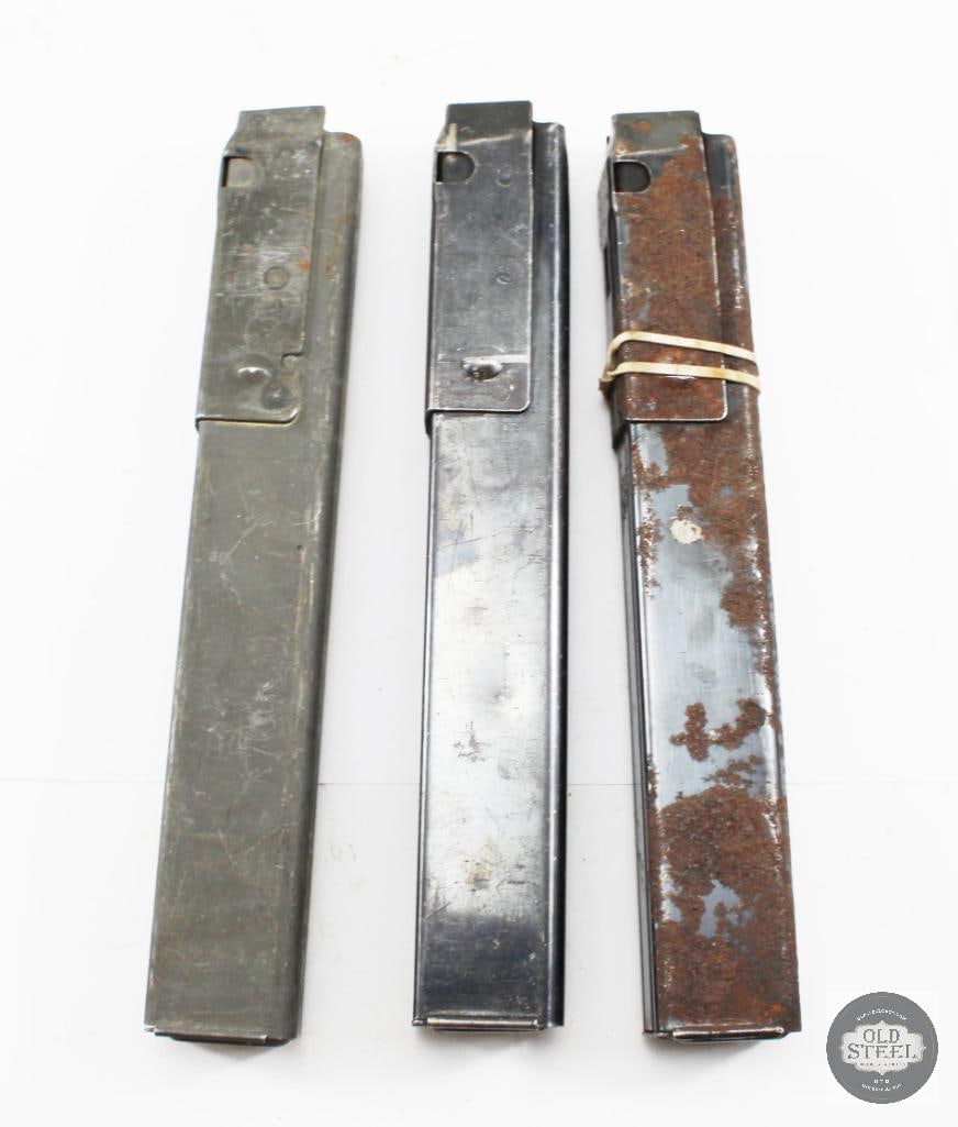 Lot of 3 Sten Gun Magazines: Lot of 3 Sten Gun Magazines THIS ITEM IS AS PICTURED WITH NO FURTHER ATTACHMENTS. ALL SALES ARE FINAL. PLEASE REFER TO THE AUCTION DESCRIPTION, LOT #1 DESCRIPTION AND TERMS OF SALE