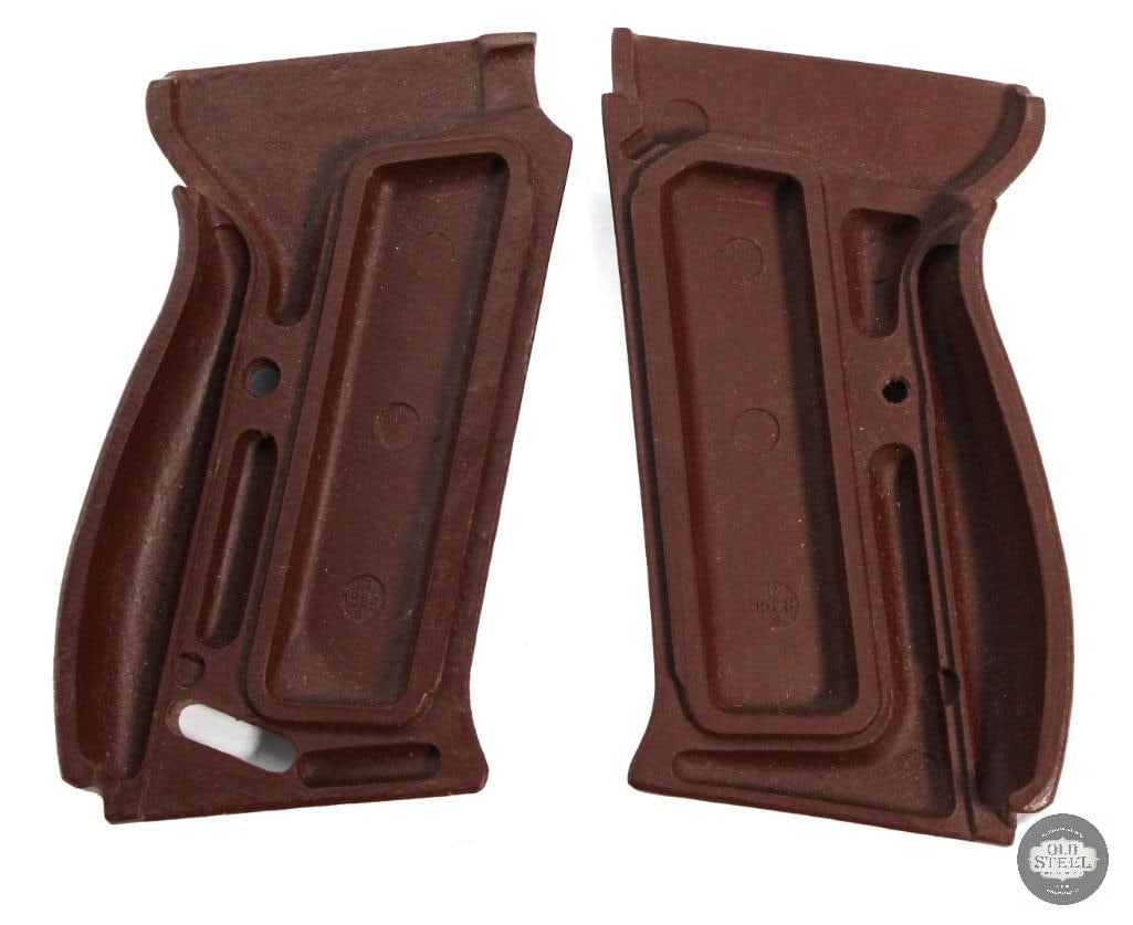 Walther P38 / P1 Red Plastic / Polymer Grips - 2