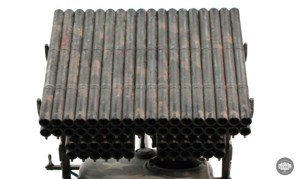 Sherman M4A1 Painted Scale Model Tank with Rocket Launcher - 3