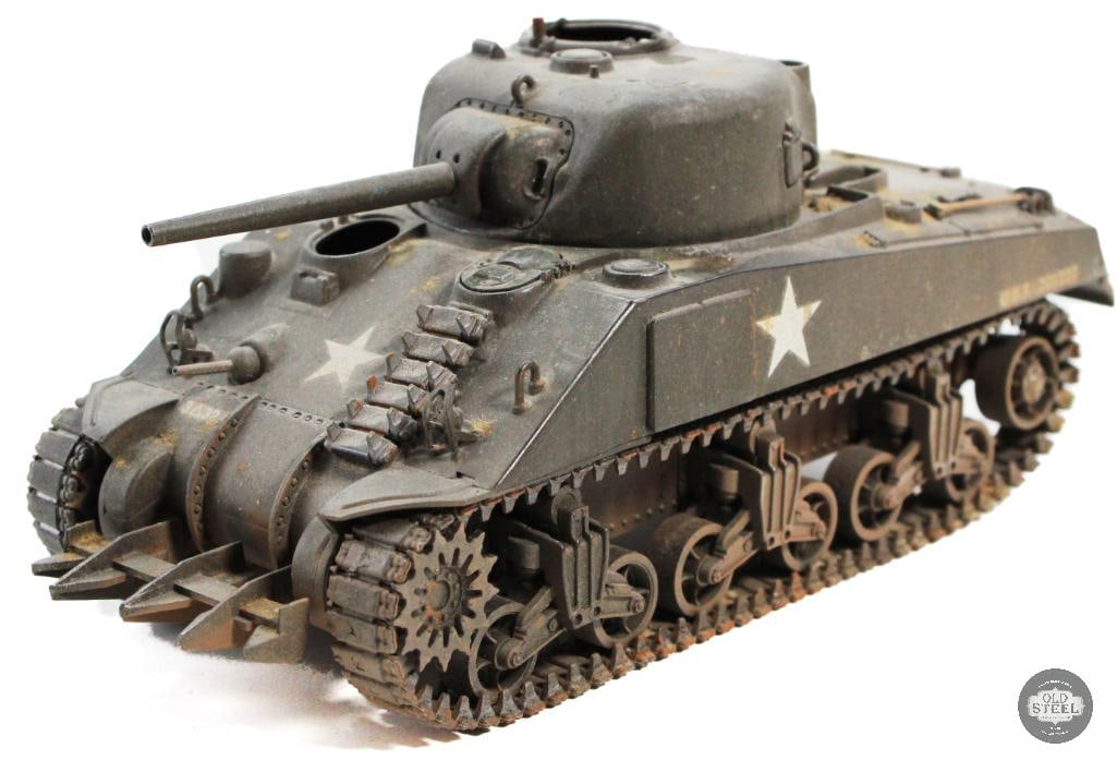 M4 Sherman Painted Scale Model Tank - 2