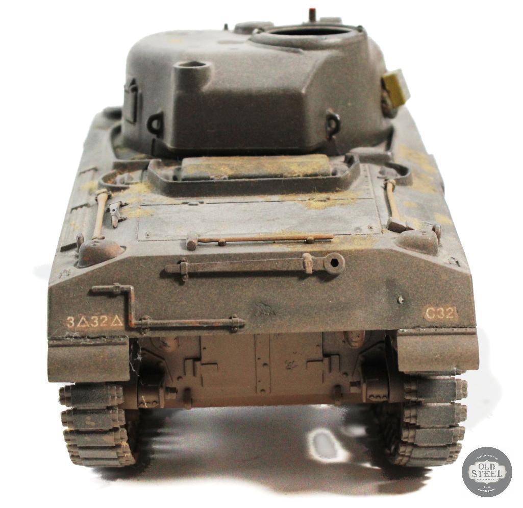 M4 Sherman Painted Scale Model Tank - 3