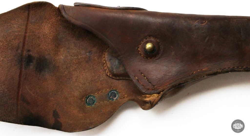 Original WW2 Era M1911 M1911A1 Brown Leather Holster - 4
