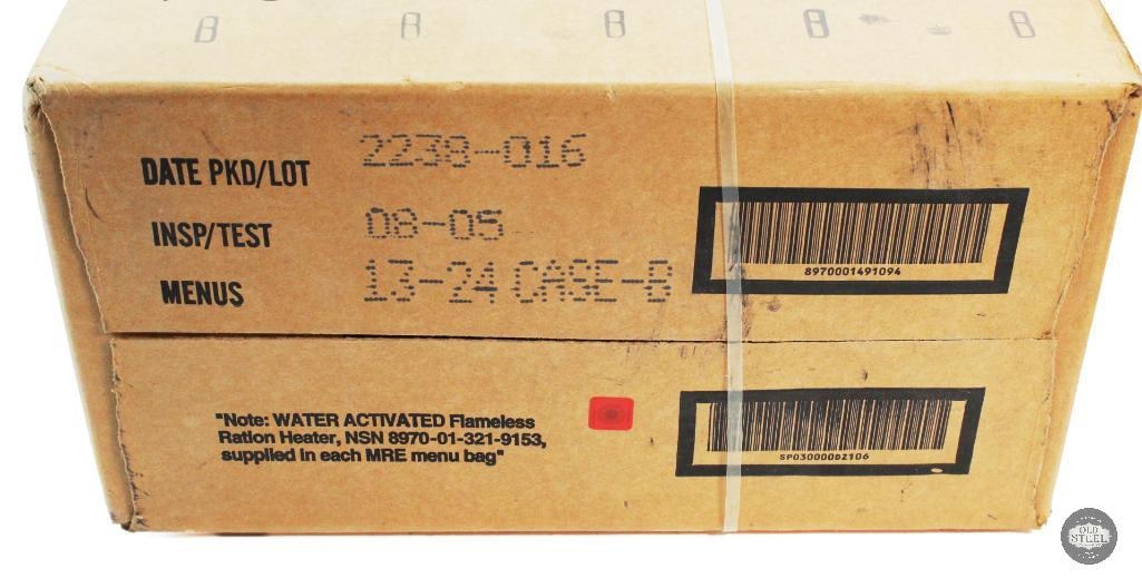 Lot of Vintage U.S. Military MRE's W/ Vintage Chemical Heaters - 7