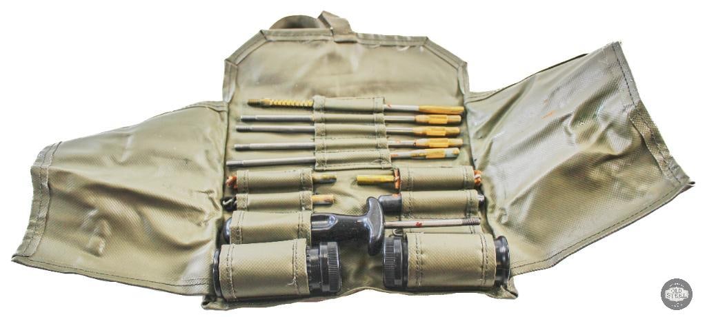 Swiss Stg / Weapons Cleaning Kit: Swiss Stg / Weapons Cleaning Kit THIS ITEM IS AS PICTURED WITH NO FURTHER ATTACHMENTS. ALL SALES ARE FINAL. PLEASE REFER TO THE AUCTION DESCRIPTION, L