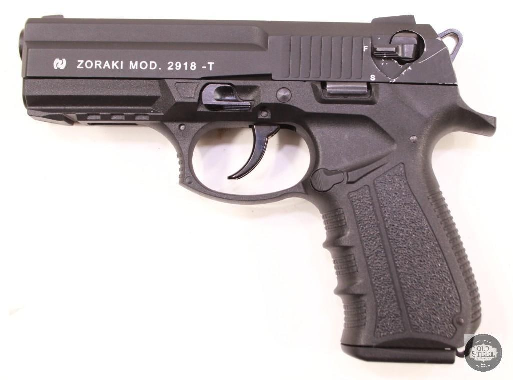 Zoraki Model 2918-T Blank Gun Comes W/ 2 Boxes of 9mm P.A.K. - NOT A FIREARM - 3