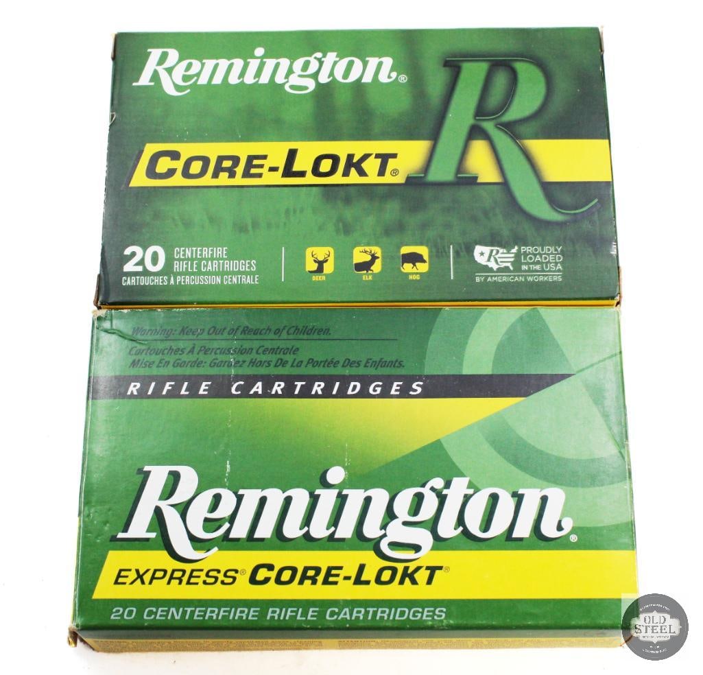 40 Rounds - 30-06 Springfield Express Core-Lokt 180 Grain: 40 Rounds - 30-06 Springfield Express Core-Lokt 180 Grain THIS ITEM IS AS PICTURED WITH NO FURTHER ATTACHMENTS. ALL SALES ARE FINAL. PLEASE REFER TO THE AUCTION DESCRIPTION, LOT