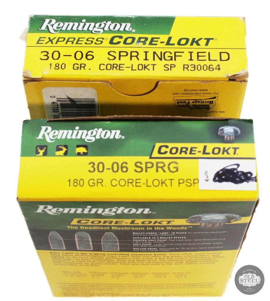40 Rounds - 30-06 Springfield Express Core-Lokt 180 Grain - 2